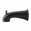 Templeton 6 in. Matte Black Tub Spout TE3866666